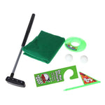 Indoor Golf Putting Training Practice Putty Putter Gift Mat