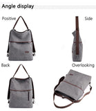 Vintage Canvas Travel Backpack for Women